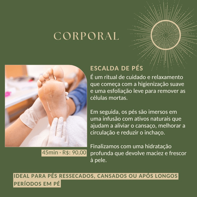 Escalda-pés Terapêutico