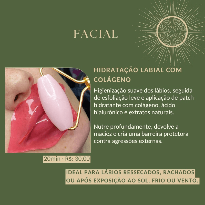 Hidratação Labial com Colágeno