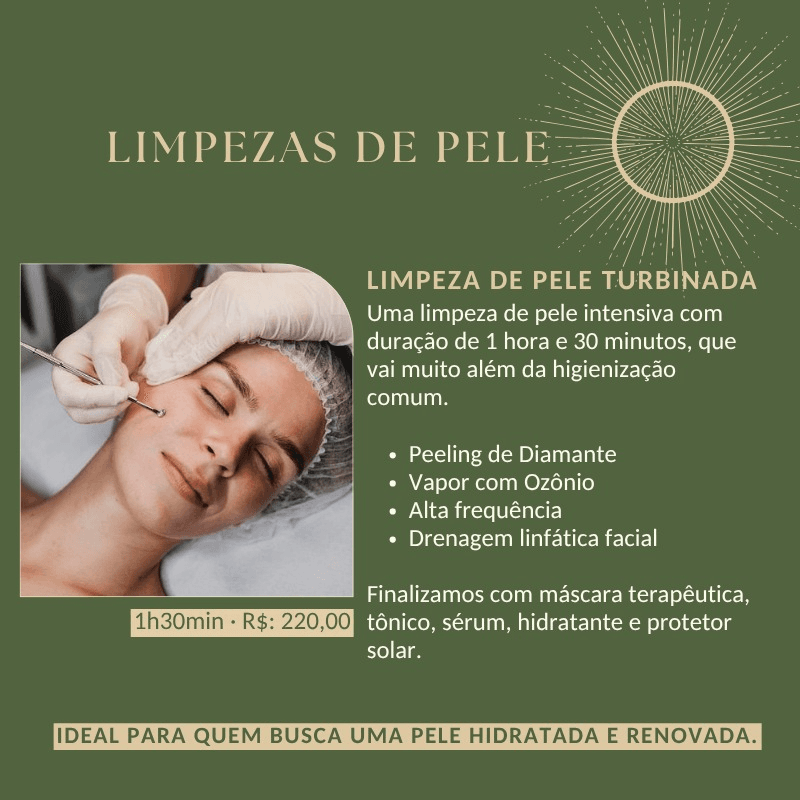 Limpeza de Pele Turbinada