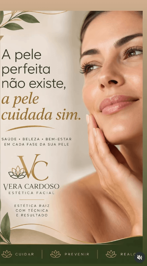 Post Instagram - Estética Vera Cardoso